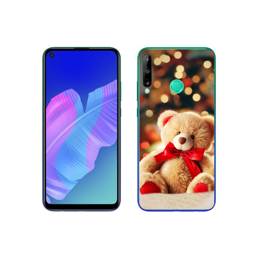 Gelový kryt mmCase na Huawei P40 Lite E - plyšový medvídek