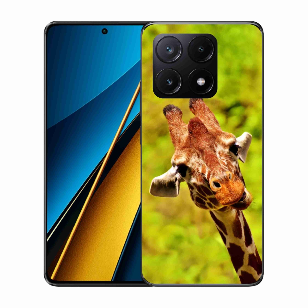Gelový kryt mmCase na Xiaomi Poco X6 Pro 5G - žirafa