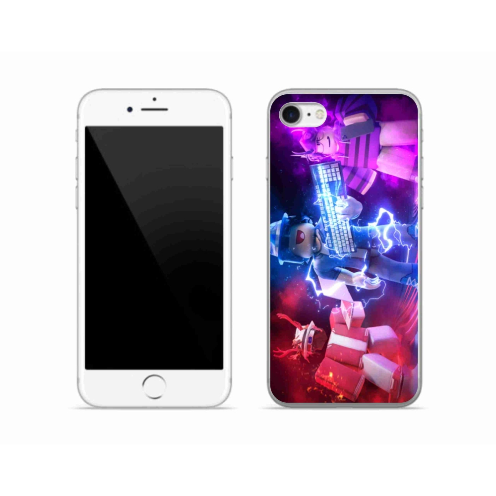 Gelový kryt mmCase na iPhone SE (2022) - roblox