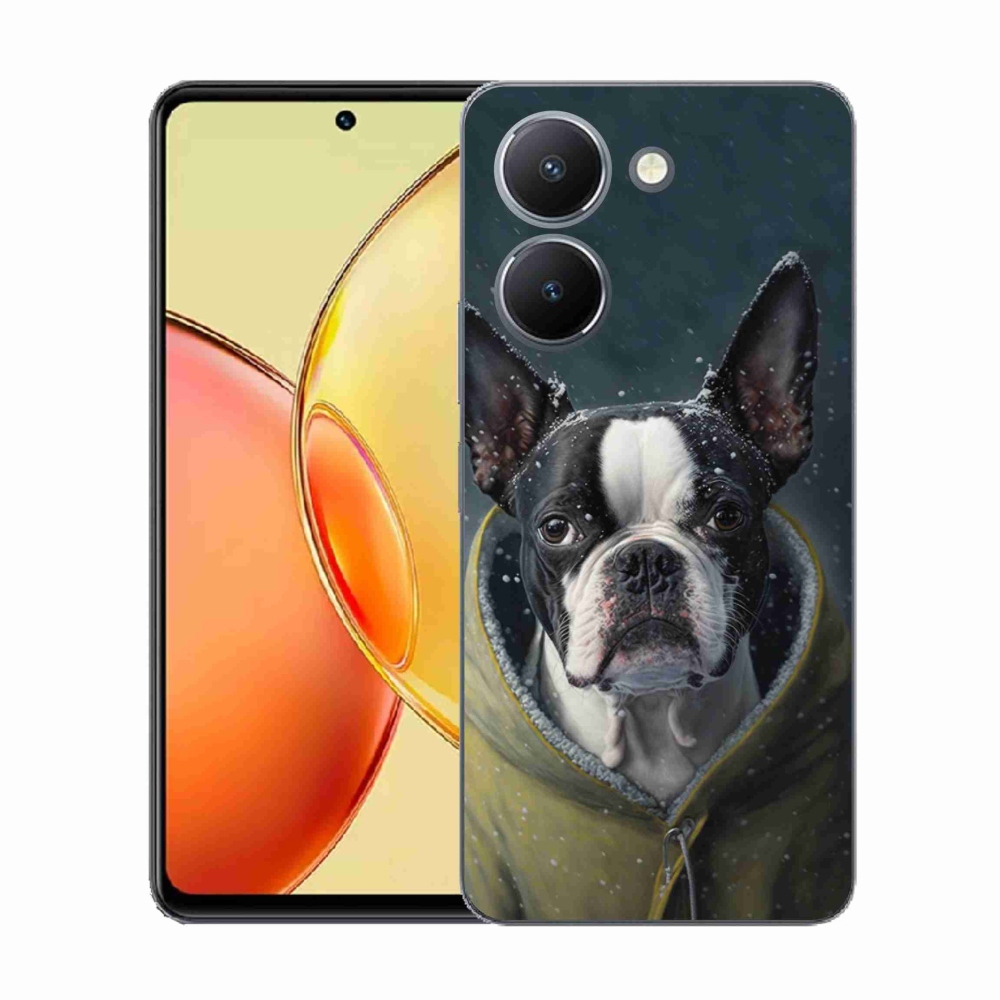 Gelový kryt mmCase na Vivo Y36 - buldoček