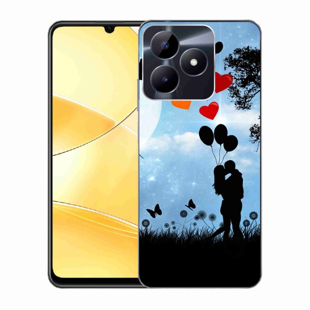 Gelový obal mmCase na Realme C51/C53 - zamilovaný pár