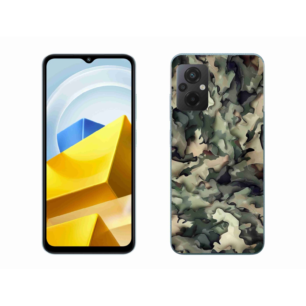 Gelový kryt mmCase na Xiaomi Poco M5 4G - maskáčový vzor 9
