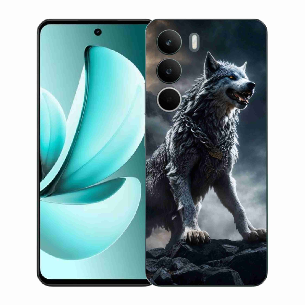 Gelový kryt mmCase na Realme C71 - vlk 1