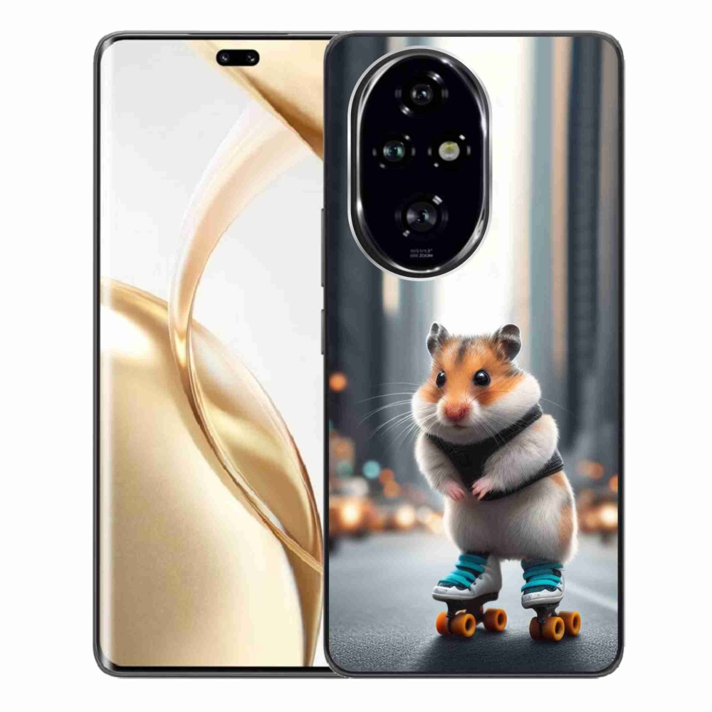 Gelový kryt mmCase na Honor 200 Pro 5G - křeček na bruslích