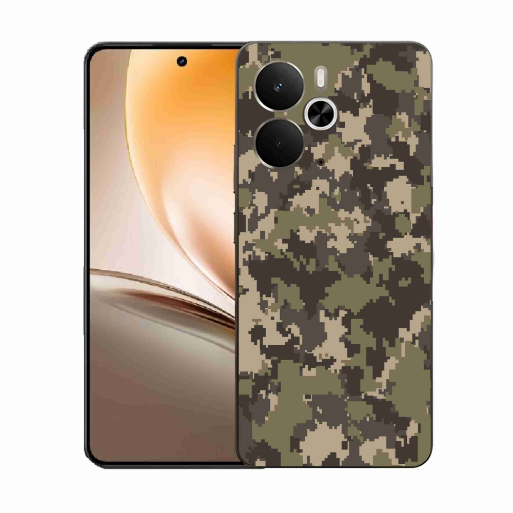 Gelový kryt mmCase na Realme 14 5G - maskáčový vzor 12