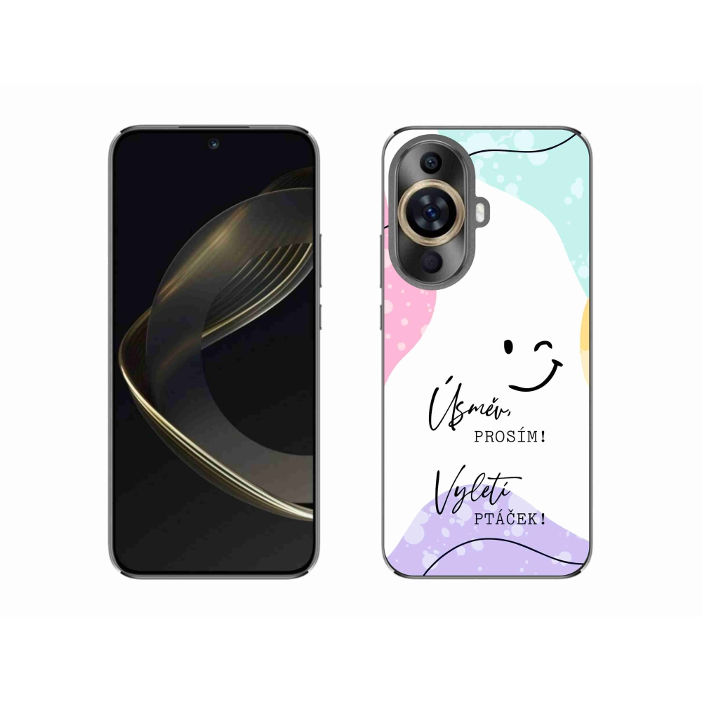 Gelový kryt mmCase na Huawei Nova 11 - vtipný text 4 bílé pozadí