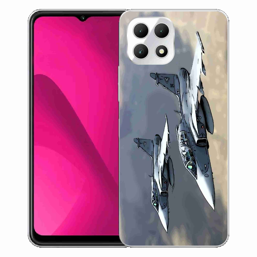 Gelový kryt mmCase na T-Mobile T Phone 2 - stíhačky