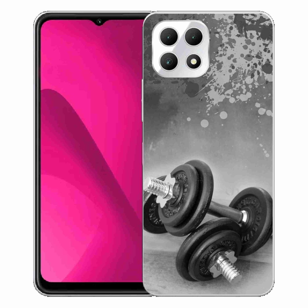 Gelový kryt mmCase na T-Mobile T Phone 2 - činky 1