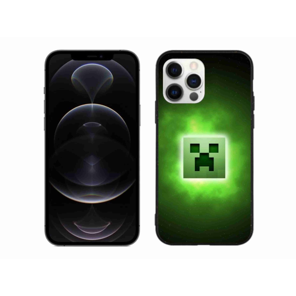 Gelový kryt mmCase na iPhone 12 Pro Max - minecraft