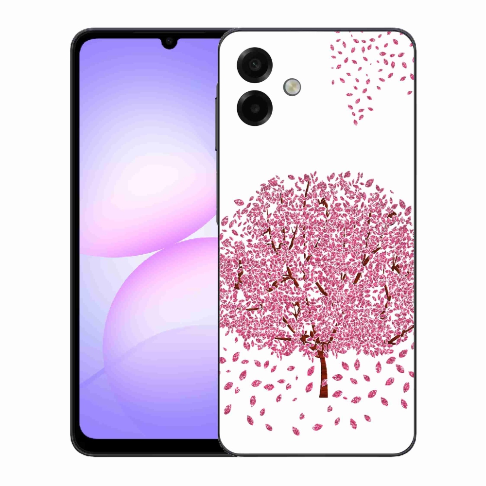 Gelový kryt mmCase na Samsung Galaxy A07 4G - kreslený strom s listy
