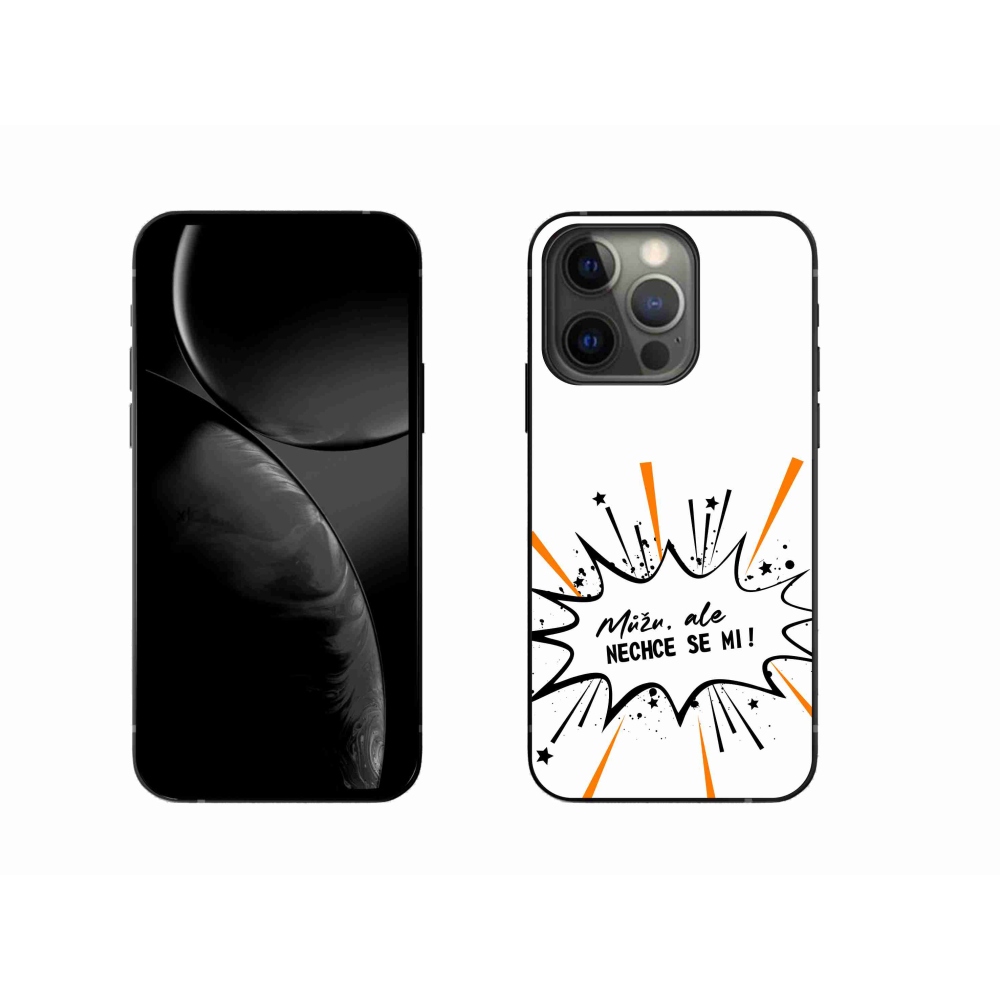 Gelový kryt mmCase na iPhone 13 Pro 6.1 - vtipný text 11 bílé pozadí