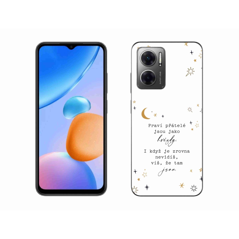 Gelový kryt mmCase na Xiaomi Redmi 10 5G - citát 6 bílé pozadí