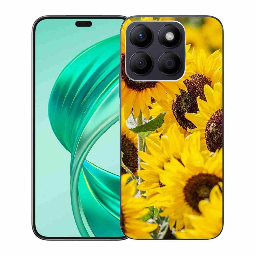 Gelový kryt mmCase na Honor X8b - slunečnice