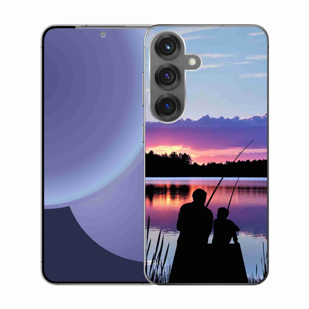 Gelový kryt mmCase na Samsung Galaxy S25 - rybaření 2
