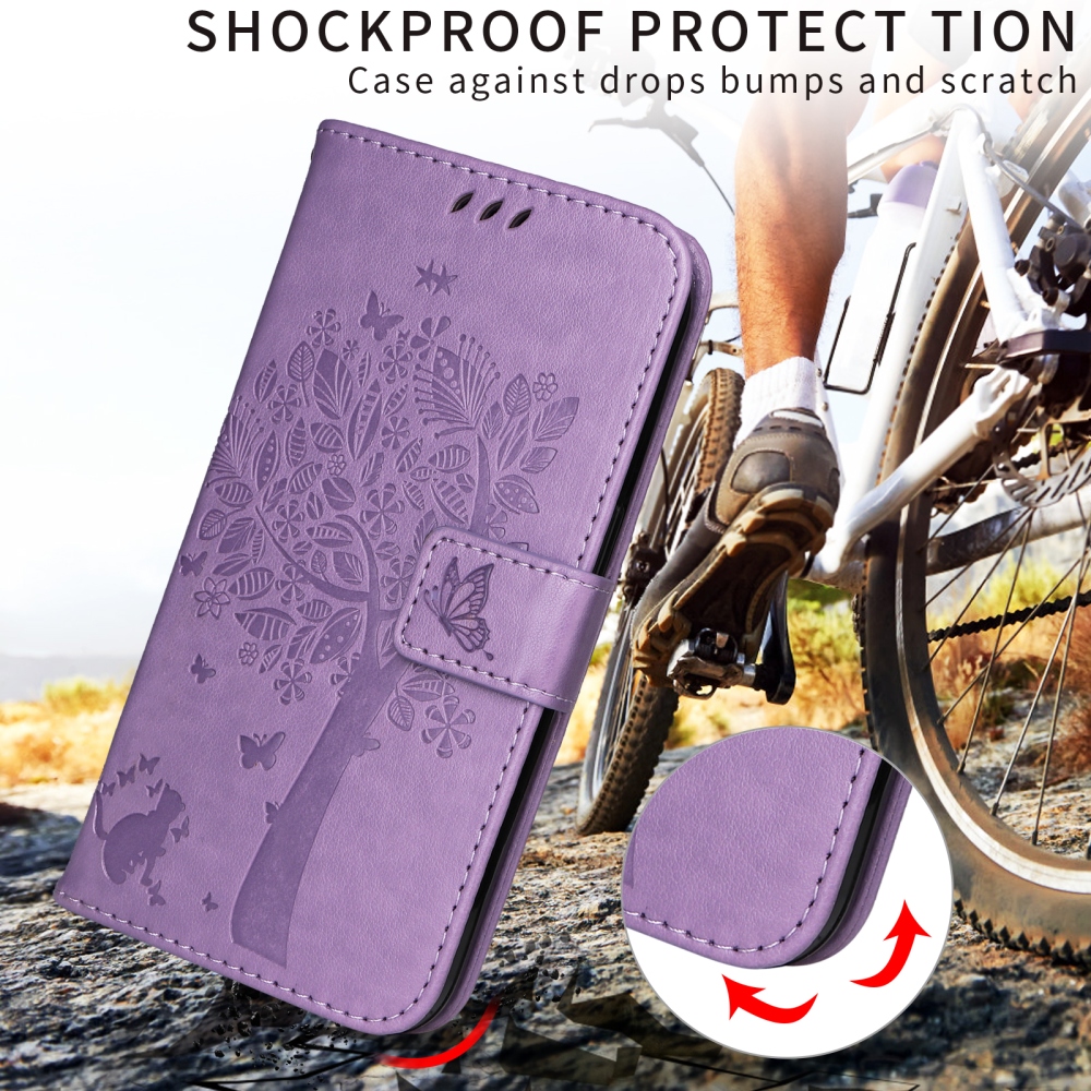 Trees knížkové pouzdro na Xiaomi Poco F7 5G - světlefialové