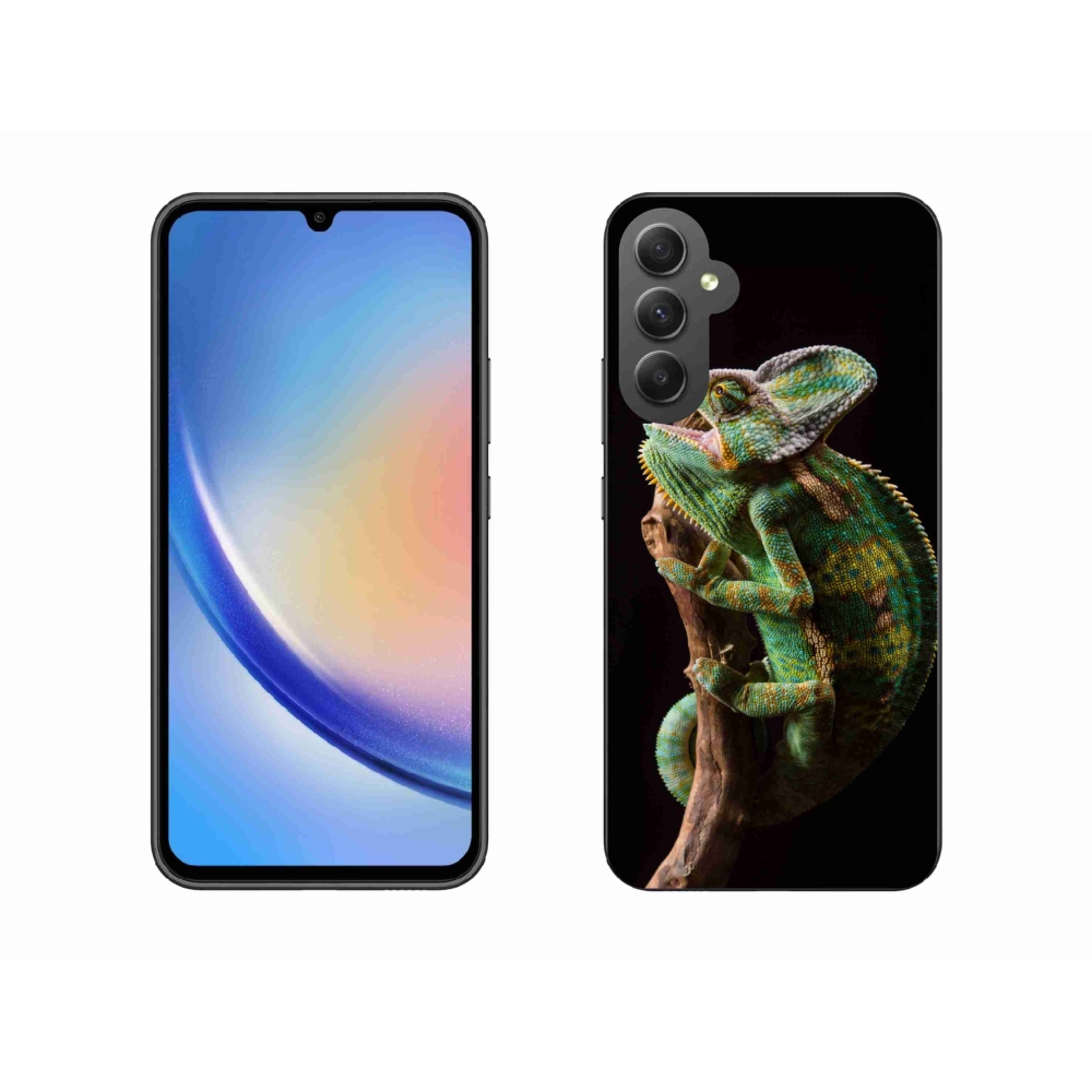 Gelový kryt mmCase na Samsung Galaxy A34 5G - chameleon