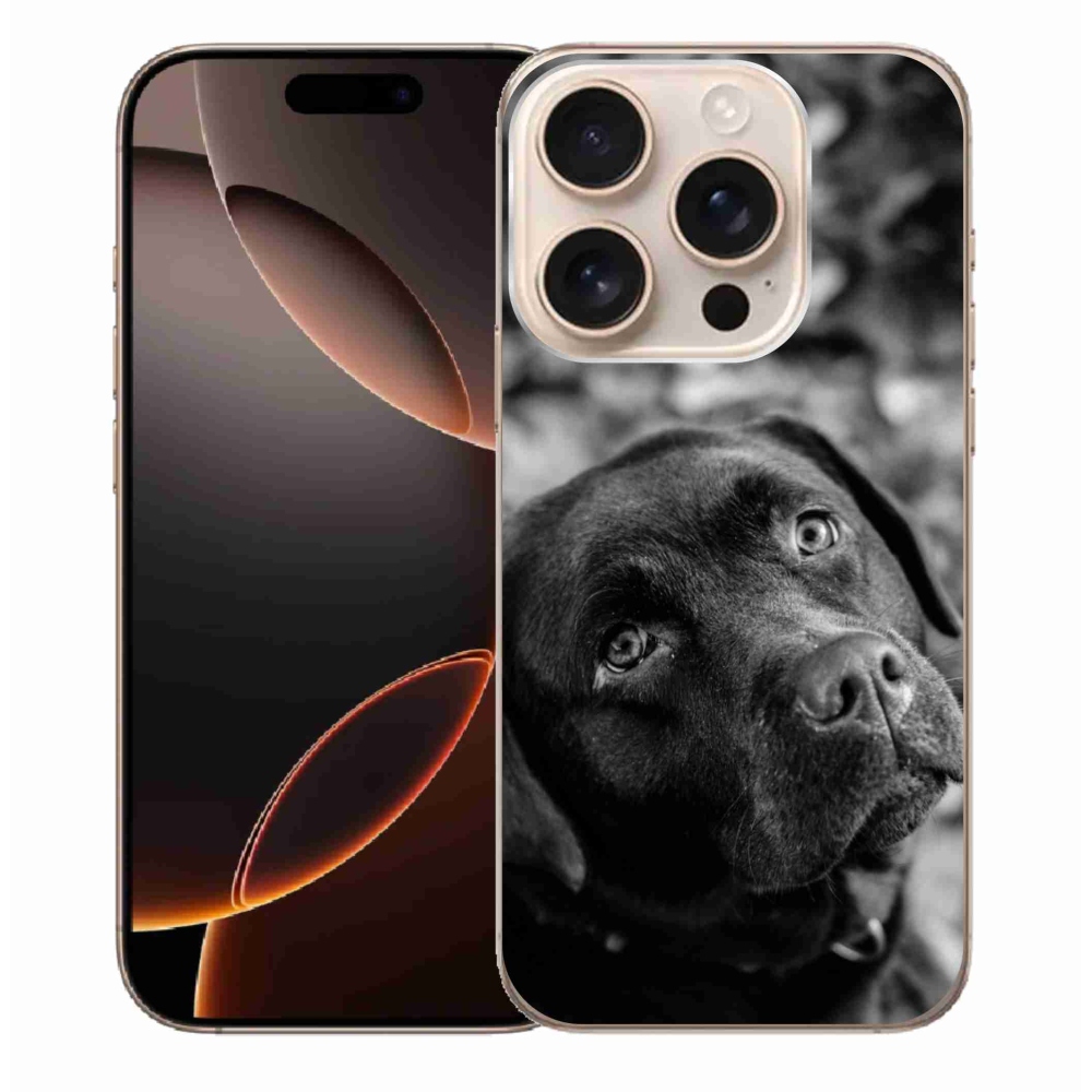 Gelový obal mmCase na iPhone 16 Pro Max - labrador