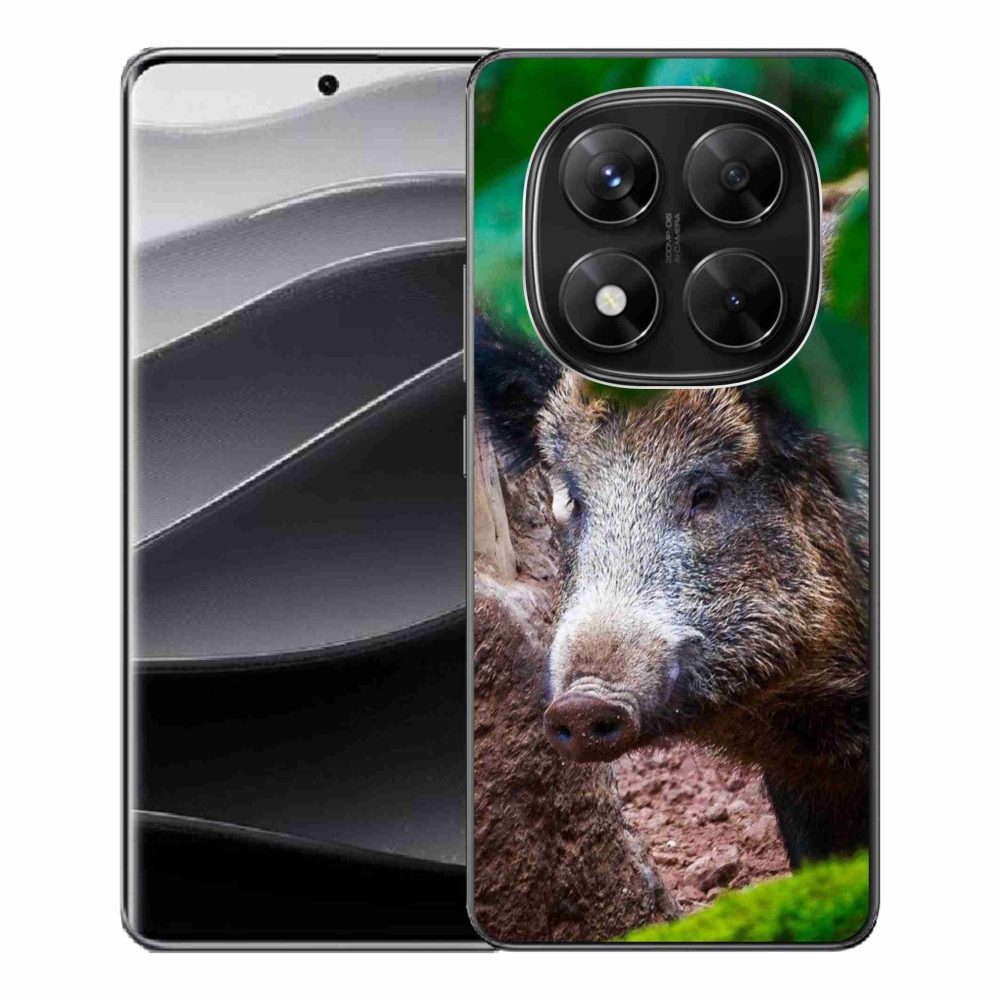 Gelový kryt mmCase na Xiaomi Redmi Note 14 Pro 5G/Poco X7 5G - divoké prase