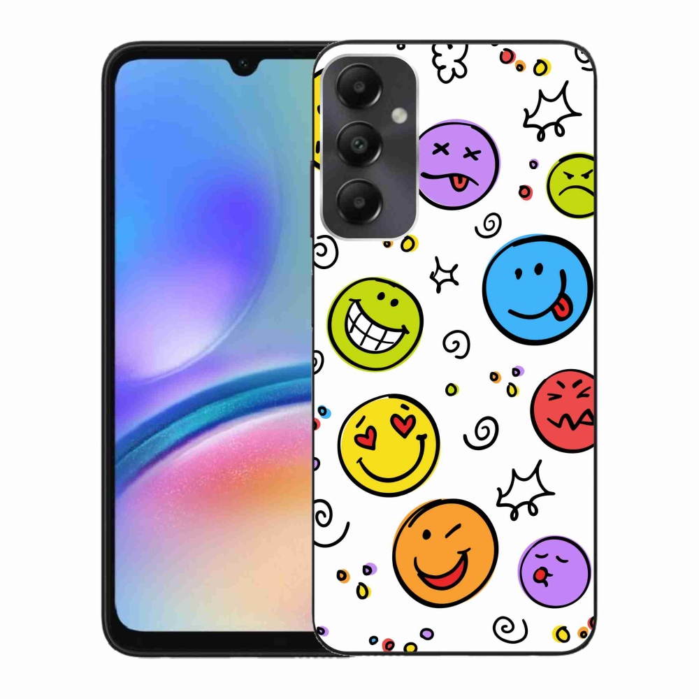 Gelový kryt mmCase na Samsung Galaxy A05s - smajlíci
