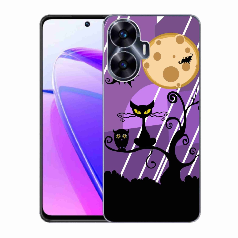 Gelový kryt mmCase na Realme C55 - halloween