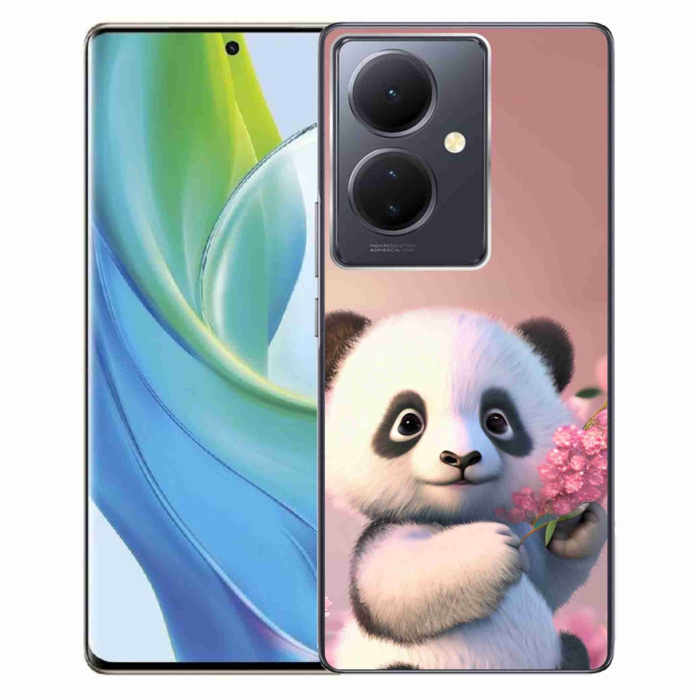 Gelový kryt mmCase na Vivo V29 Lite 5G - roztomilá panda