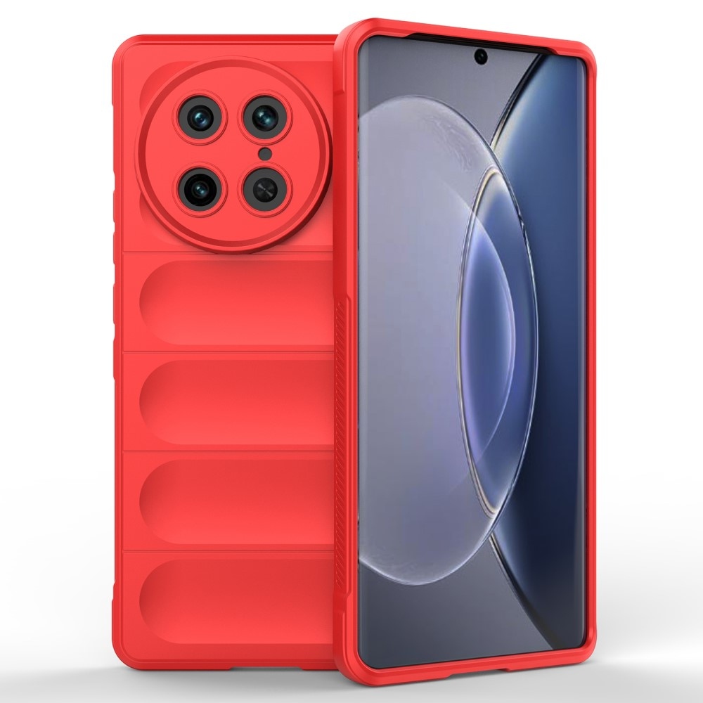 Rugg odolný gelový obal na Vivo X90 Pro - červený