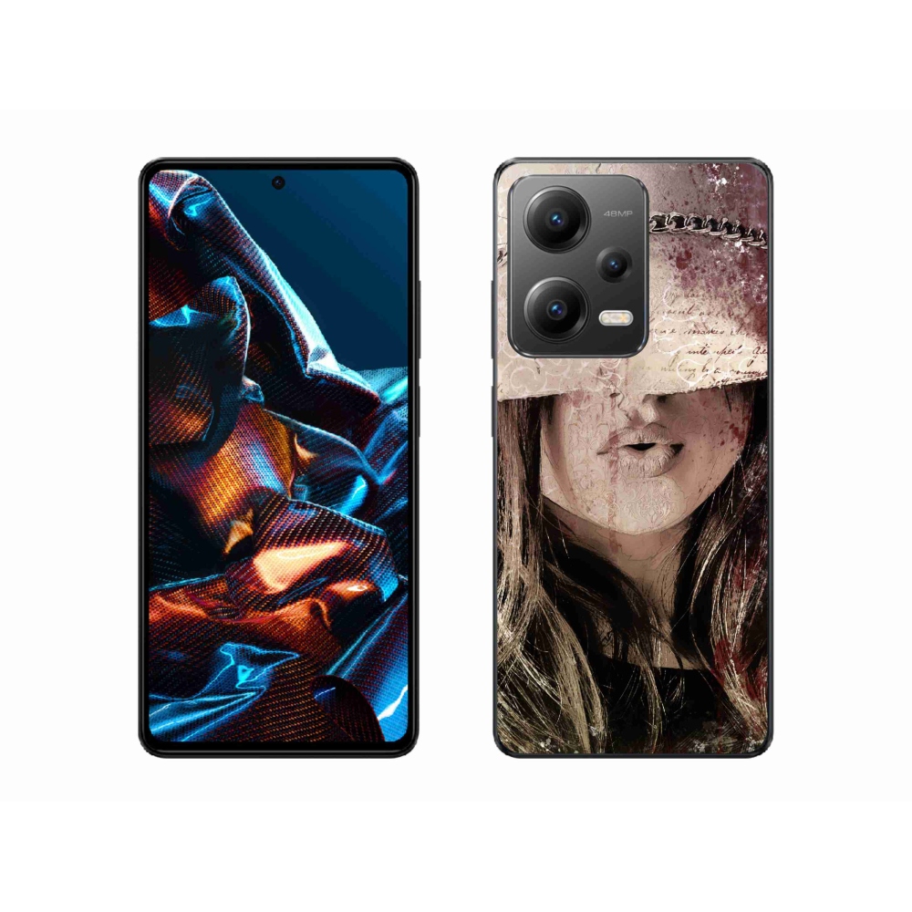 Gelový kryt mmCase na mobil Xiaomi Redmi Note 12 Pro 5G - dívka