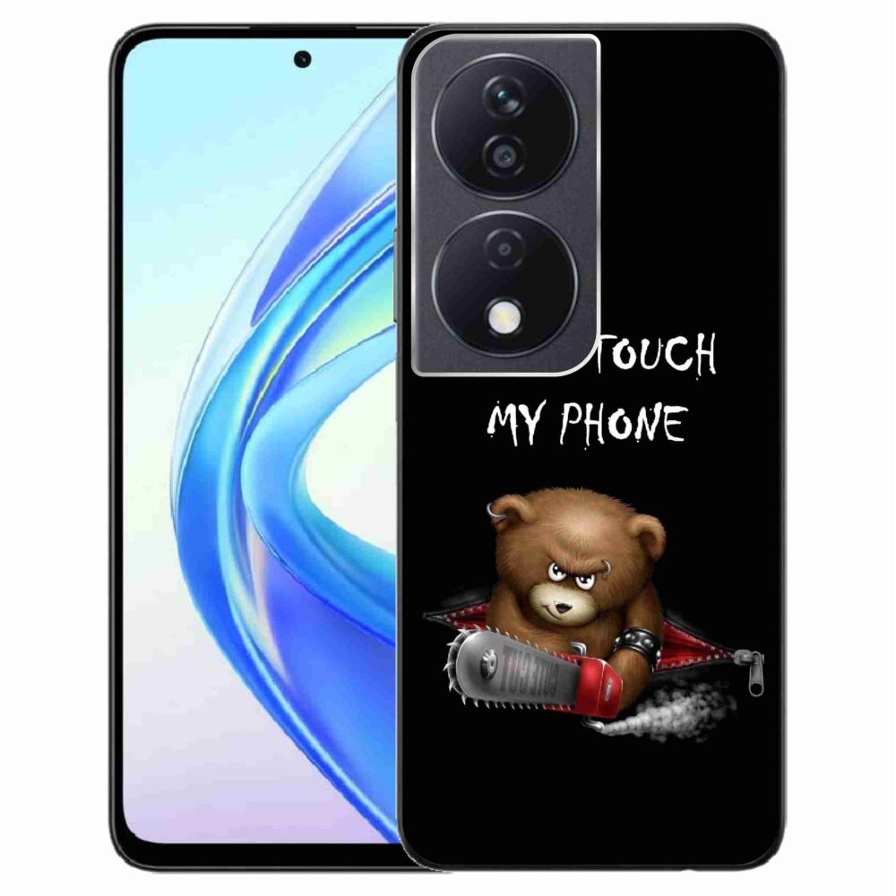 Gelový kryt mmCase na Honor X7b/Honor 90 Smart - nesahej na telefon