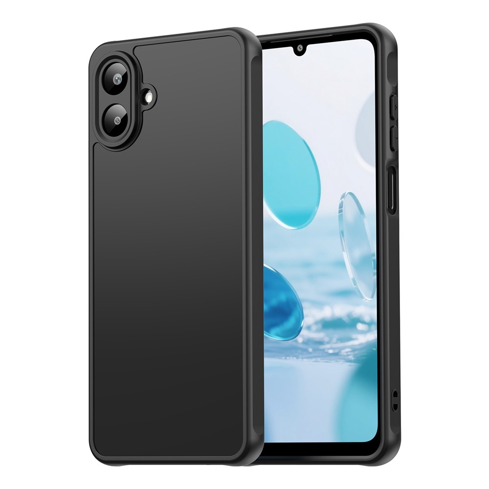 Proof gelový obal s pevnými zády na Samsung Galaxy A07 4G - černý/černý