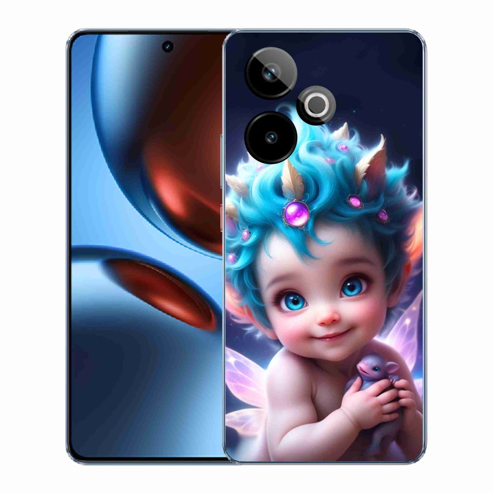 Gelový kryt mmCase na Realme GT 7 5G/GT 7T 5G - dítě s motýlími křídly