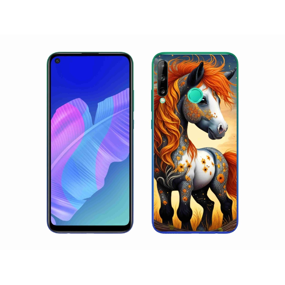 Gelový kryt mmCase na Huawei P40 Lite E - barevný poník