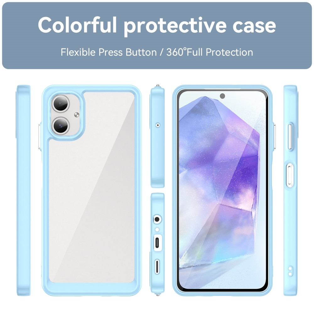 Gelový obal s pevnými zády na Samsung Galaxy A06 4G - modrý