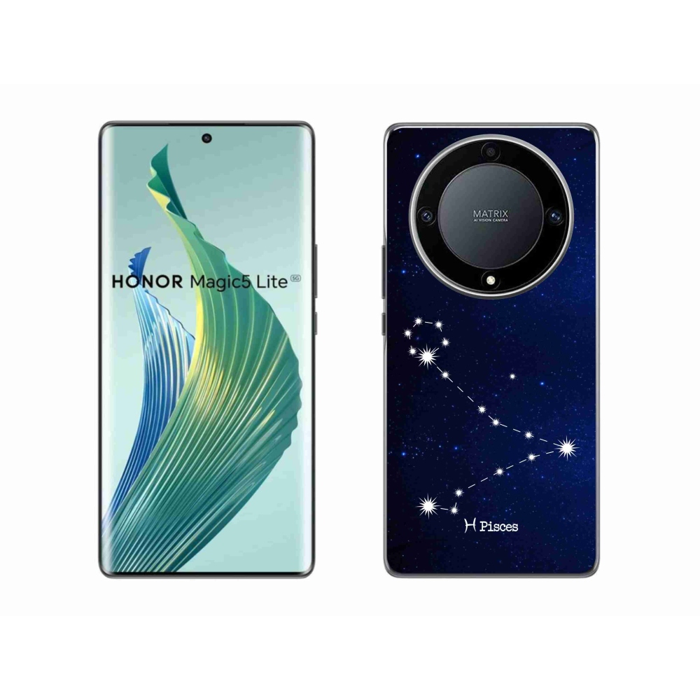 Gelový kryt mmCase na Honor Magic 5 Lite 5G - souhvězdí Ryby