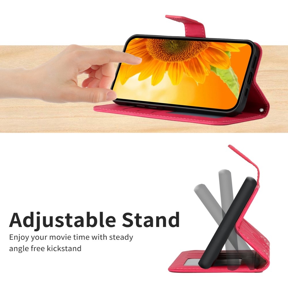Sunflower knížkové pouzdro na Vivo X80 Lite - rose