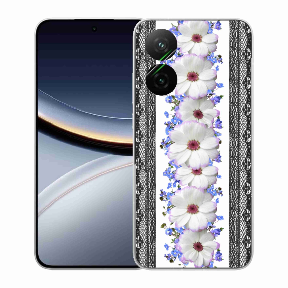 Gelový kryt mmCase na Xiaomi Poco F7 5G - květiny 8