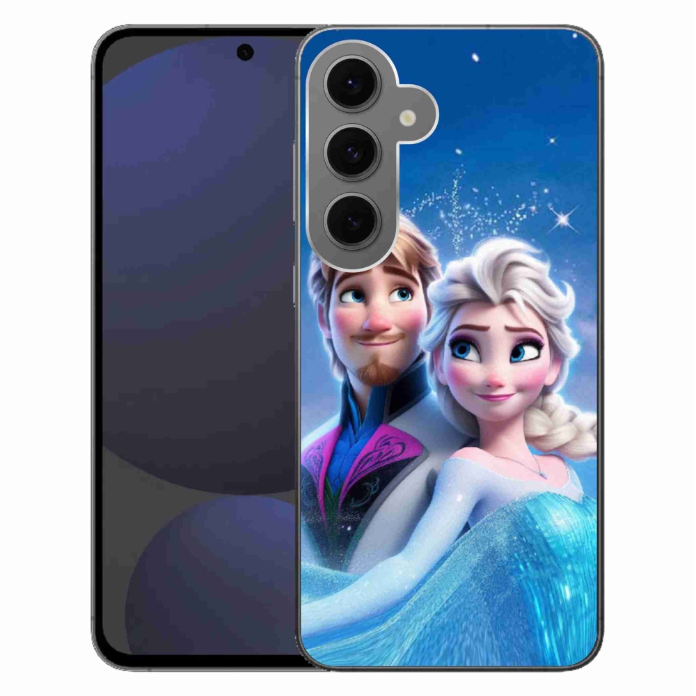 Gelový kryt mmCase na Samsung Galaxy S24 FE - ledové království 1