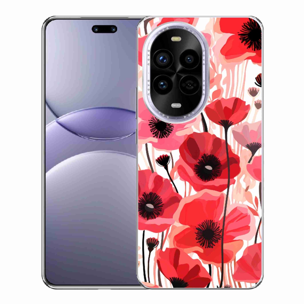 Gelový kryt mmCase na Huawei Nova 13 Pro 5G - vlčí mák 1