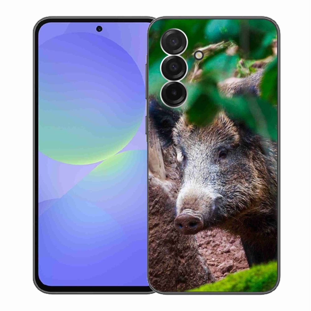 Gelový kryt mmCase na Samsung Galaxy A36 5G - divoké prase