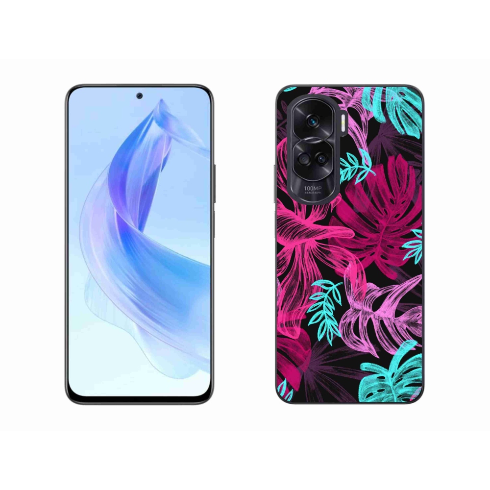 Gelový kryt mmCase na Honor 90 Lite - květiny 1