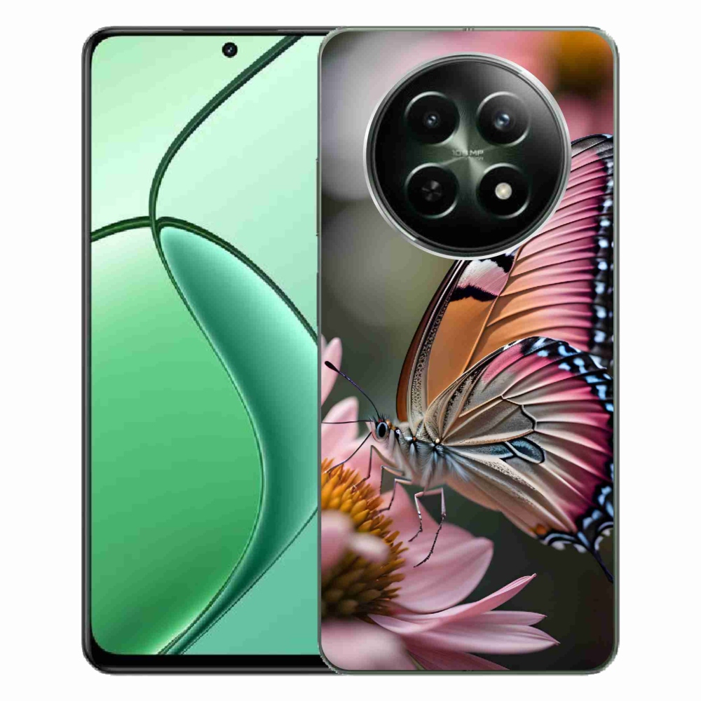 Gelový kryt mmCase na Realme 12 5G/12x 5G - barevný motýl