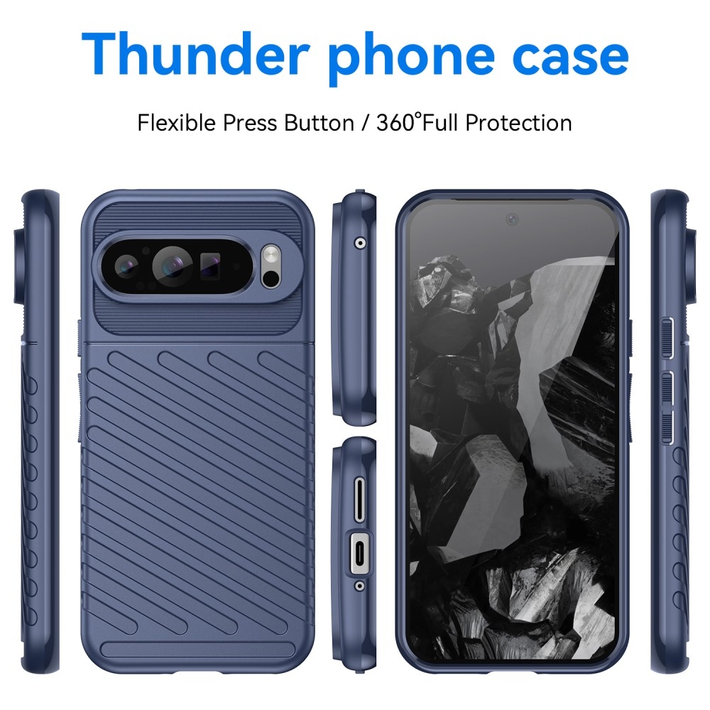 Thunder odolný gelový obal na Google Pixel 9 Pro XL - modrý