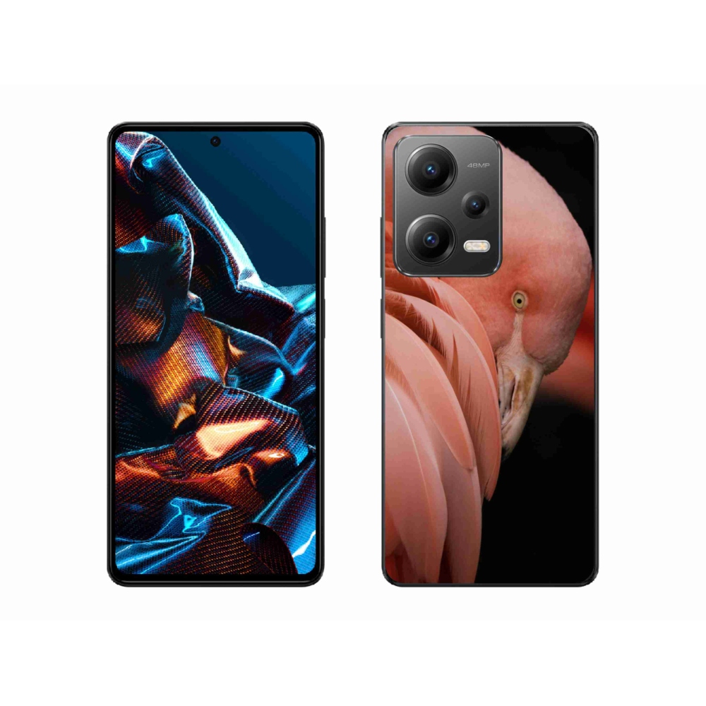 Gelový kryt mmCase na Xiaomi Redmi Note 12 Pro 5G - plameňák 3