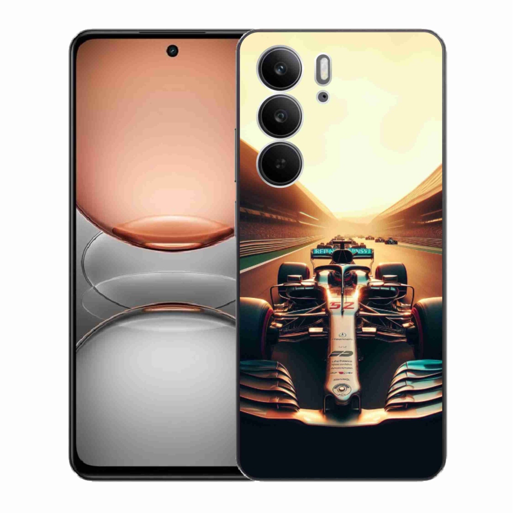 Gelový kryt mmCase na Realme C75 - formule 1
