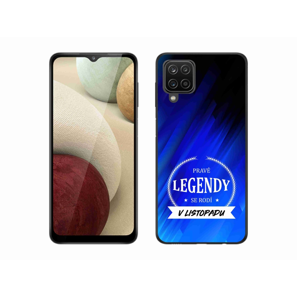 Gelový kryt mmCase na Samsung Galaxy M12 - legendy v listopadu modré pozadí
