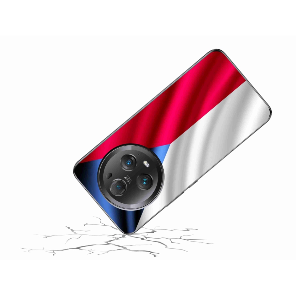 Gelový kryt mmCase na mobil Honor Magic 5 Pro 5G - česká vlajka