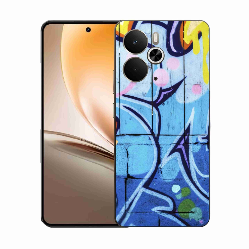 Gelový kryt mmCase na Realme 14 5G - graffiti
