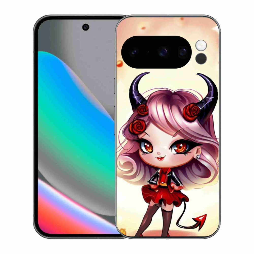 Gelový kryt mmCase na Google Pixel 10 Pro - kreslená čertice