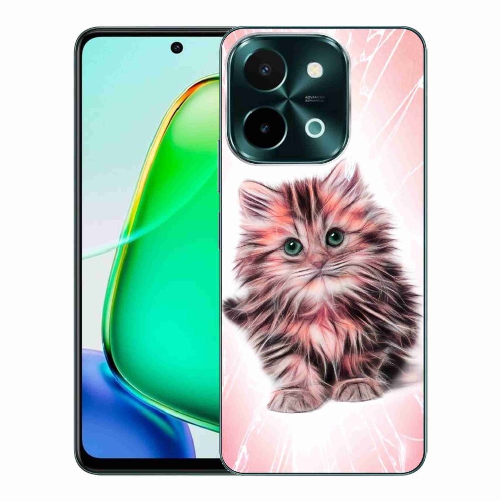 Gelový kryt mmCase na Vivo Y28 - roztomilé kotě