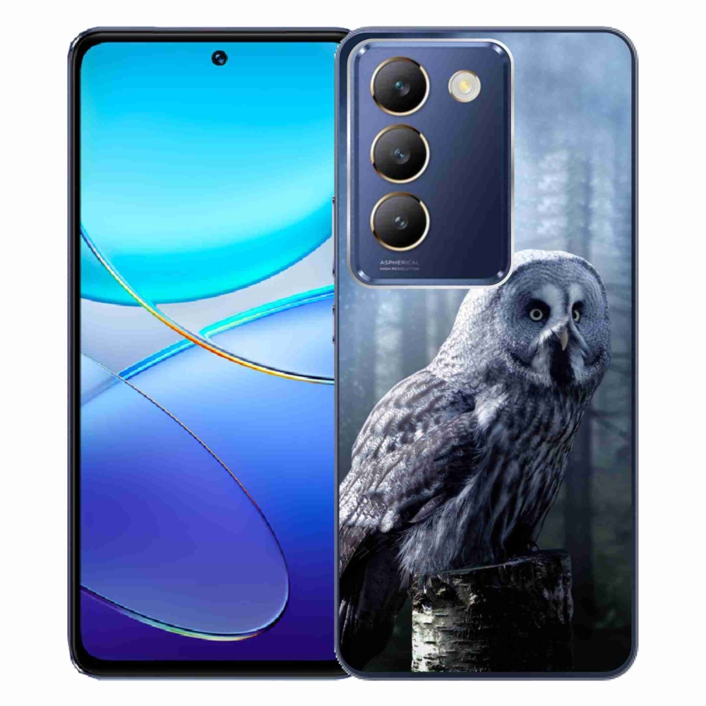 Gelový kryt mmCase na Vivo V40 SE 4G/5G - sova