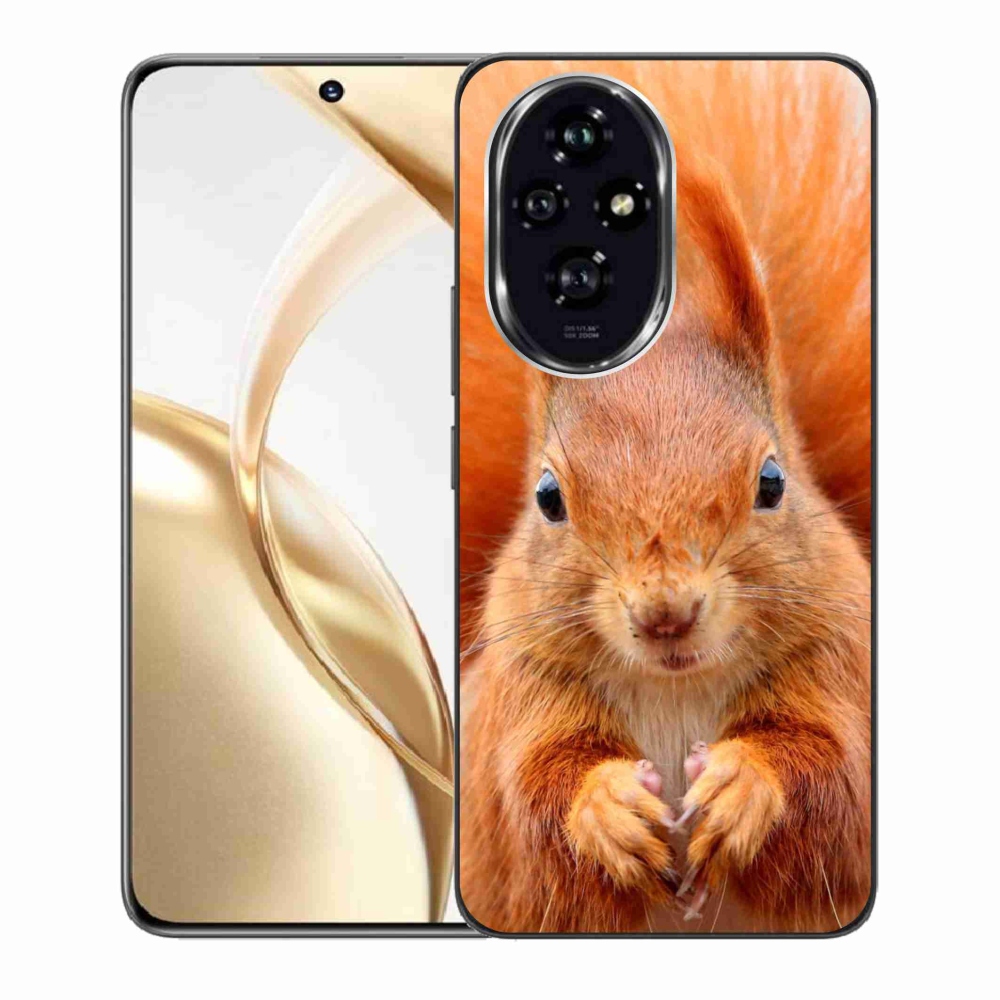 Gelový kryt mmCase na Honor 200 5G - veverka